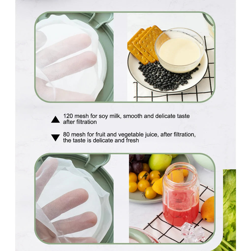 Kitchen Strainer Dual Mesh Removable Screen Hanging Hook