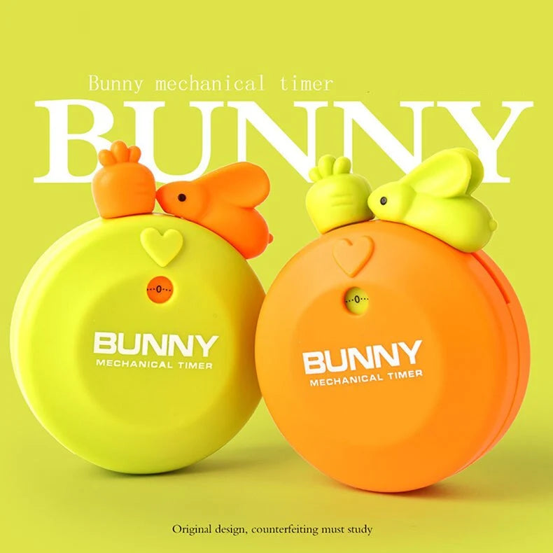 Kitchen Timer Magnetic Dial Cute Animal Design
