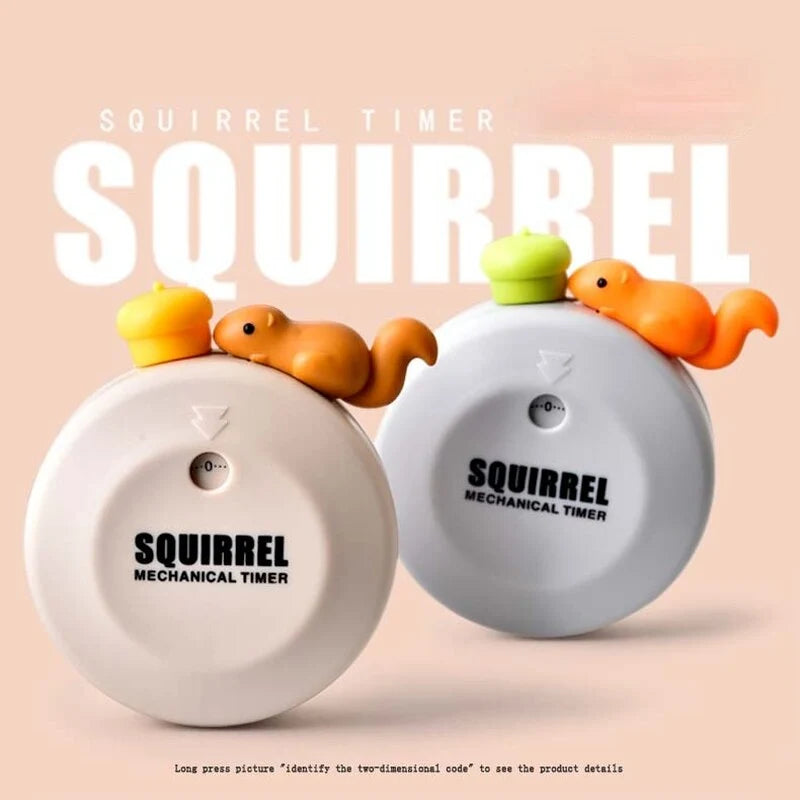Kitchen Timer Magnetic Dial Cute Animal Design