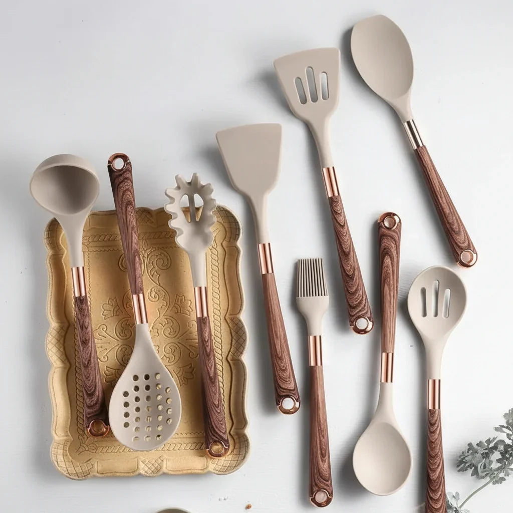 Kitchen Utensil Set Heat-Resistant Silicone Set of 10