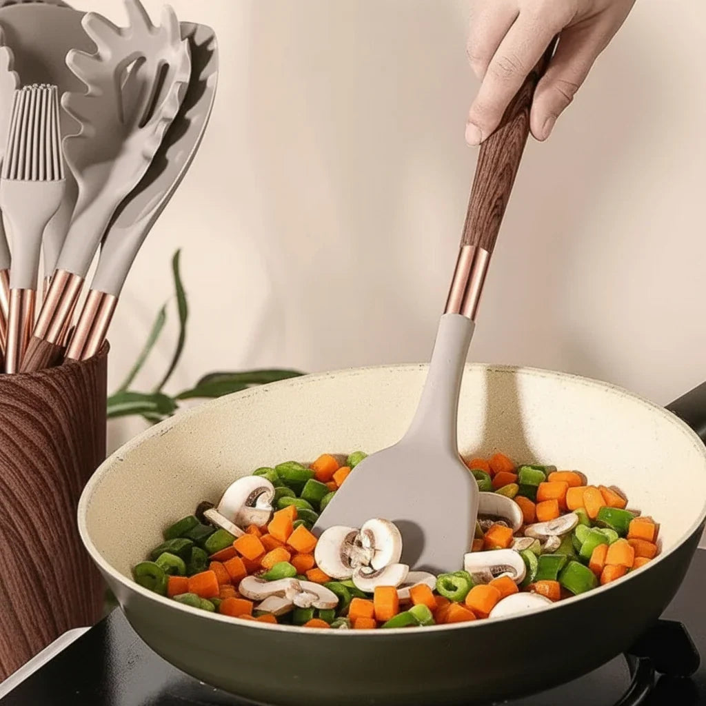 Kitchen Utensil Set Heat-Resistant Silicone Set of 10