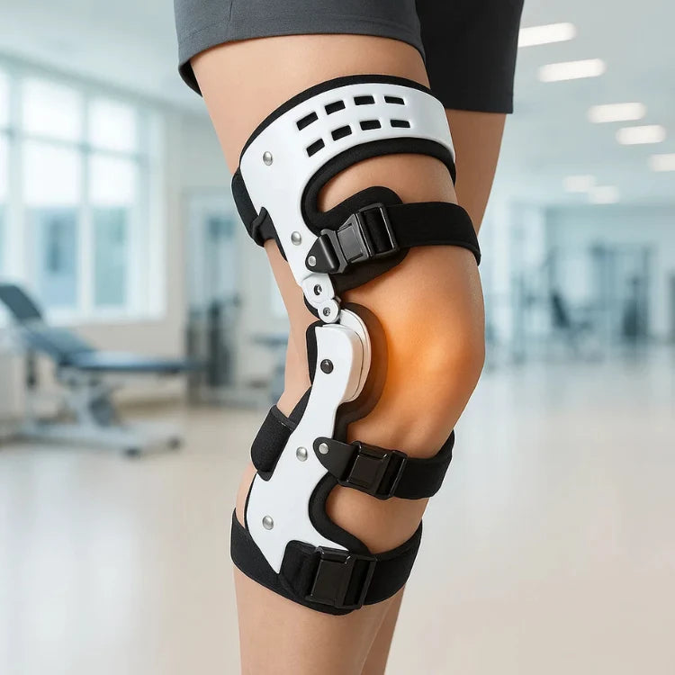 Knee Brace Lightweight Low-Profile Universal Fit for Left or Right Knee