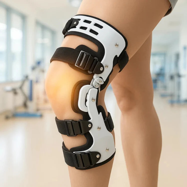 Knee Brace Lightweight Low-Profile Universal Fit for Left or Right Knee