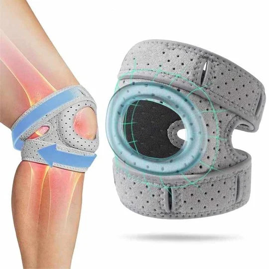 Knee Brace Open-Front Alignment Adjustable Compression & Side Stabilizers