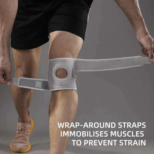 Knee Brace Open-Front Alignment Adjustable Compression & Side Stabilizers