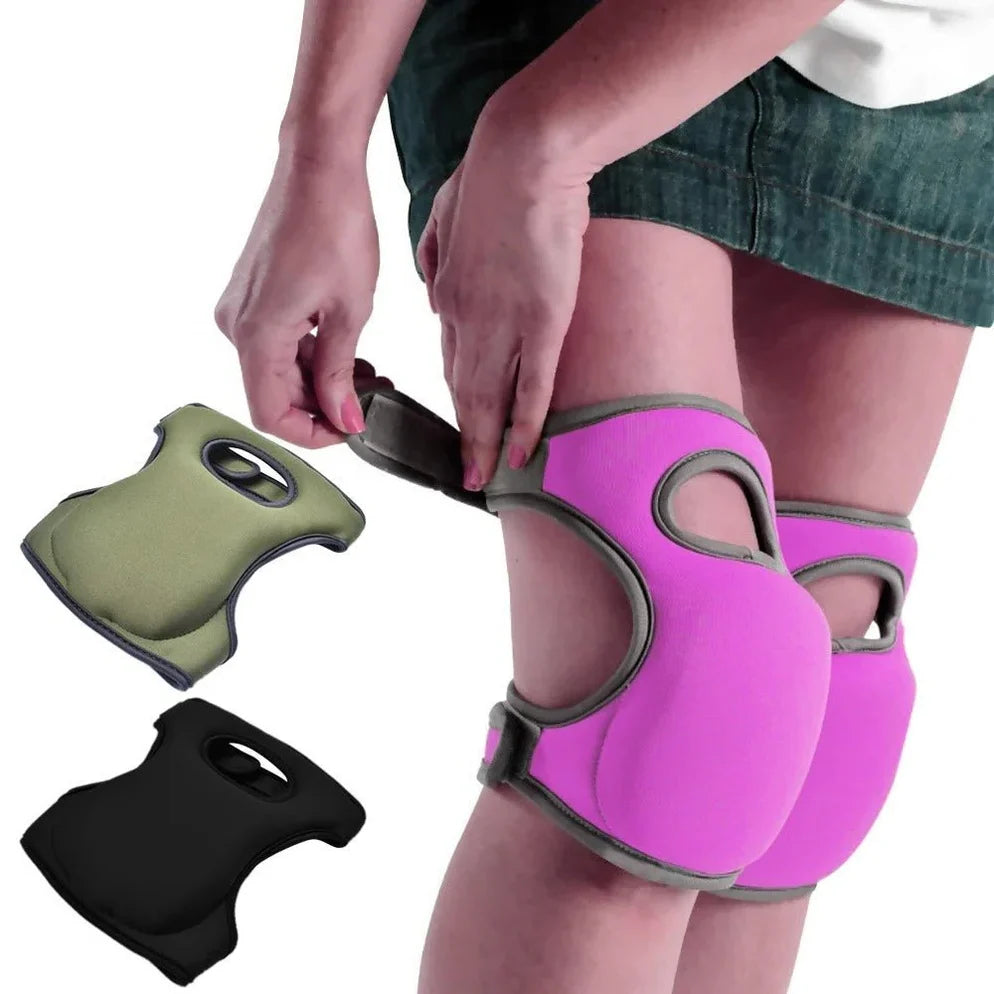 Knee Pads High-Density EVA Foam Adjustable Water-Resistant