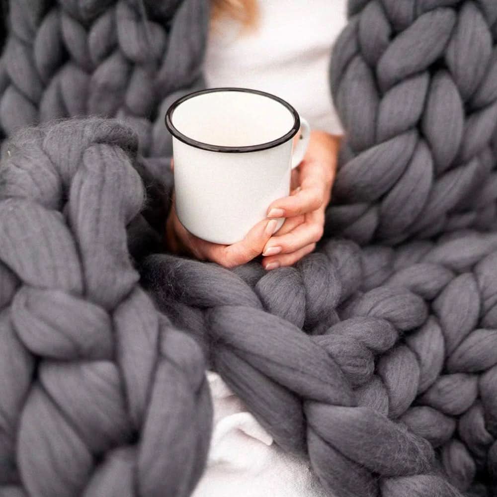 Knitting Yarn Chunky Soft Wool 2.2 lb Skein