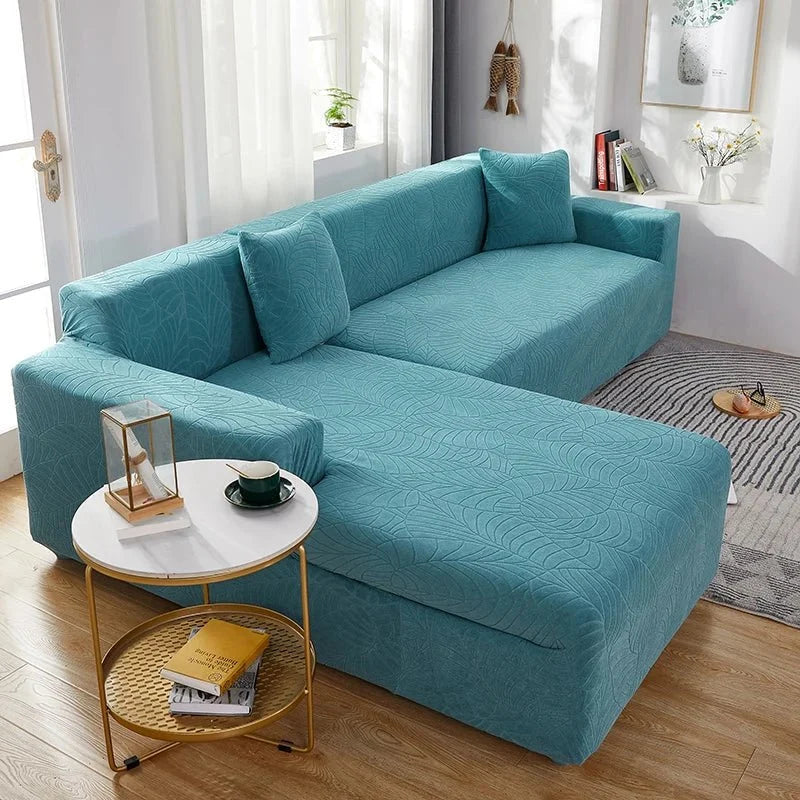 L-Shaped Sofa Cover Polyester Machine Washable Pet Hair Protection