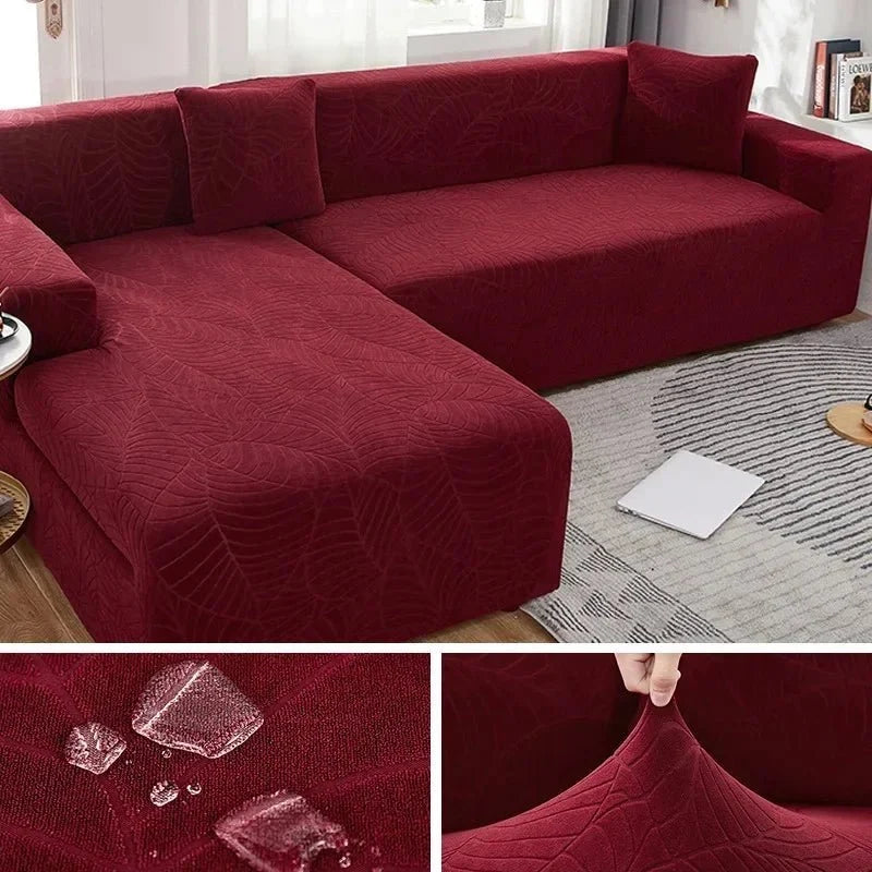 L-Shaped Sofa Cover Polyester Machine Washable Pet Hair Protection