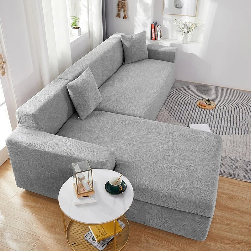 L-Shaped Sofa Cover Polyester Machine Washable Pet Hair Protection