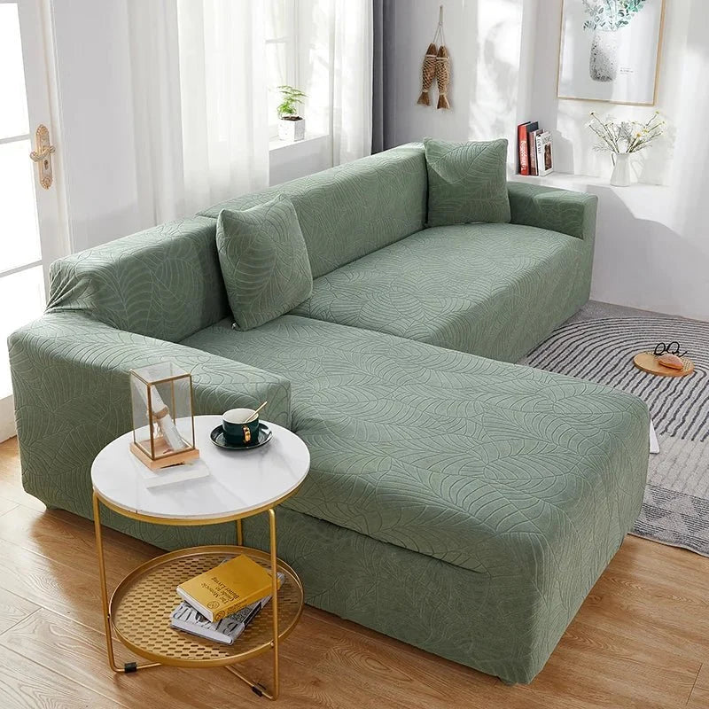 L-Shaped Sofa Cover Polyester Machine Washable Pet Hair Protection