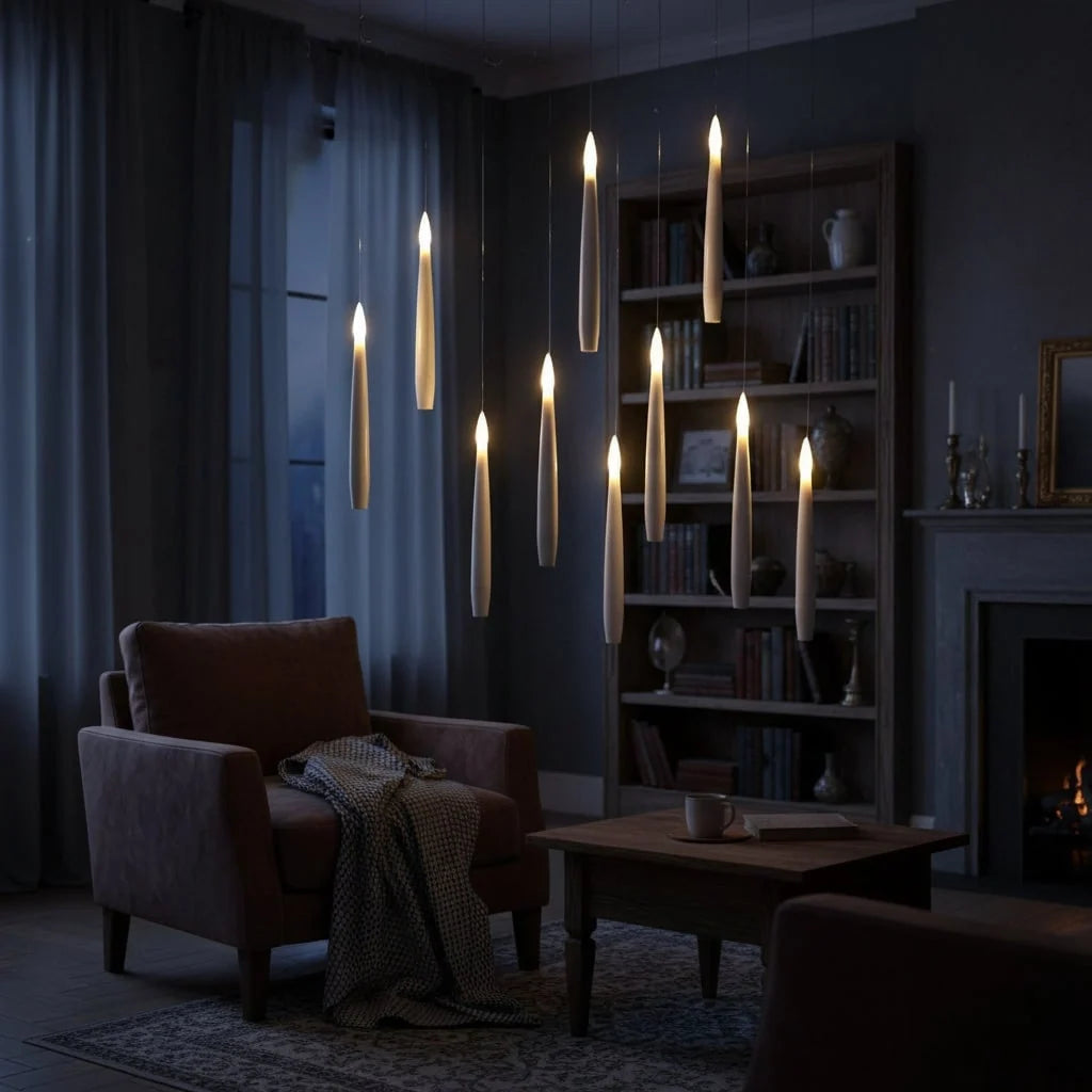 LED Candles Flickering Flameless Remote-Controlled Floating