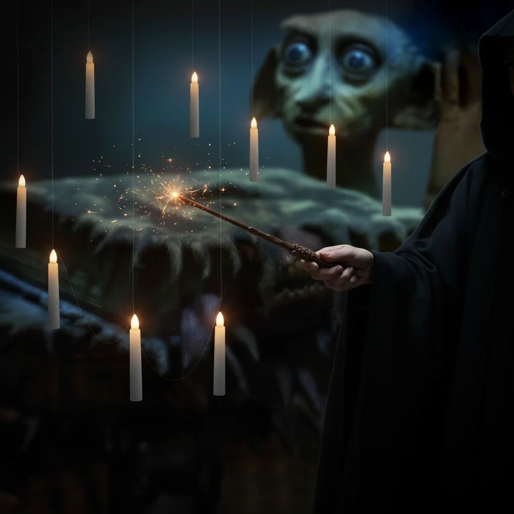 LED Candles Flickering Flameless Remote-Controlled Floating