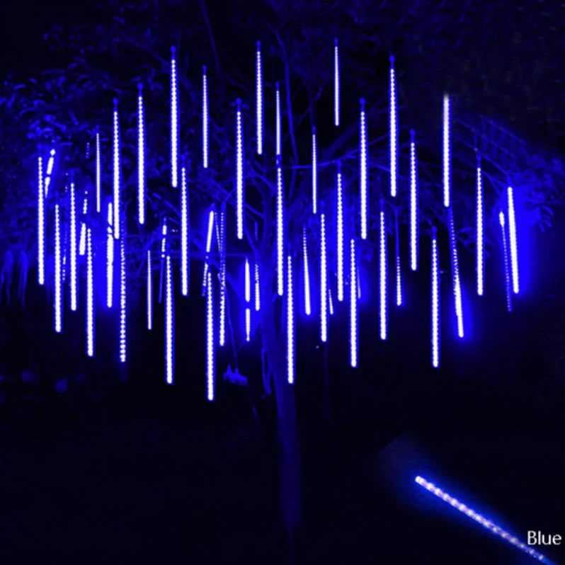 LED String Lights Cascading Snowfall Effect 144 Bulbs