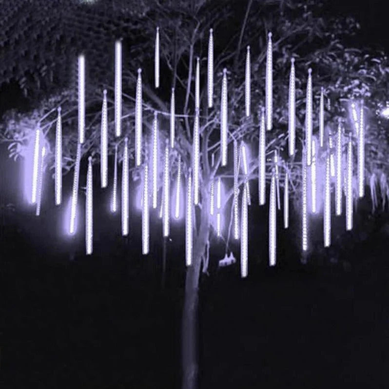 LED String Lights Cascading Snowfall Effect 144 Bulbs