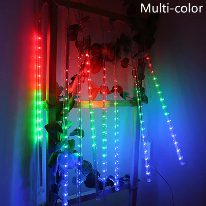 LED String Lights Cascading Snowfall Effect 144 Bulbs
