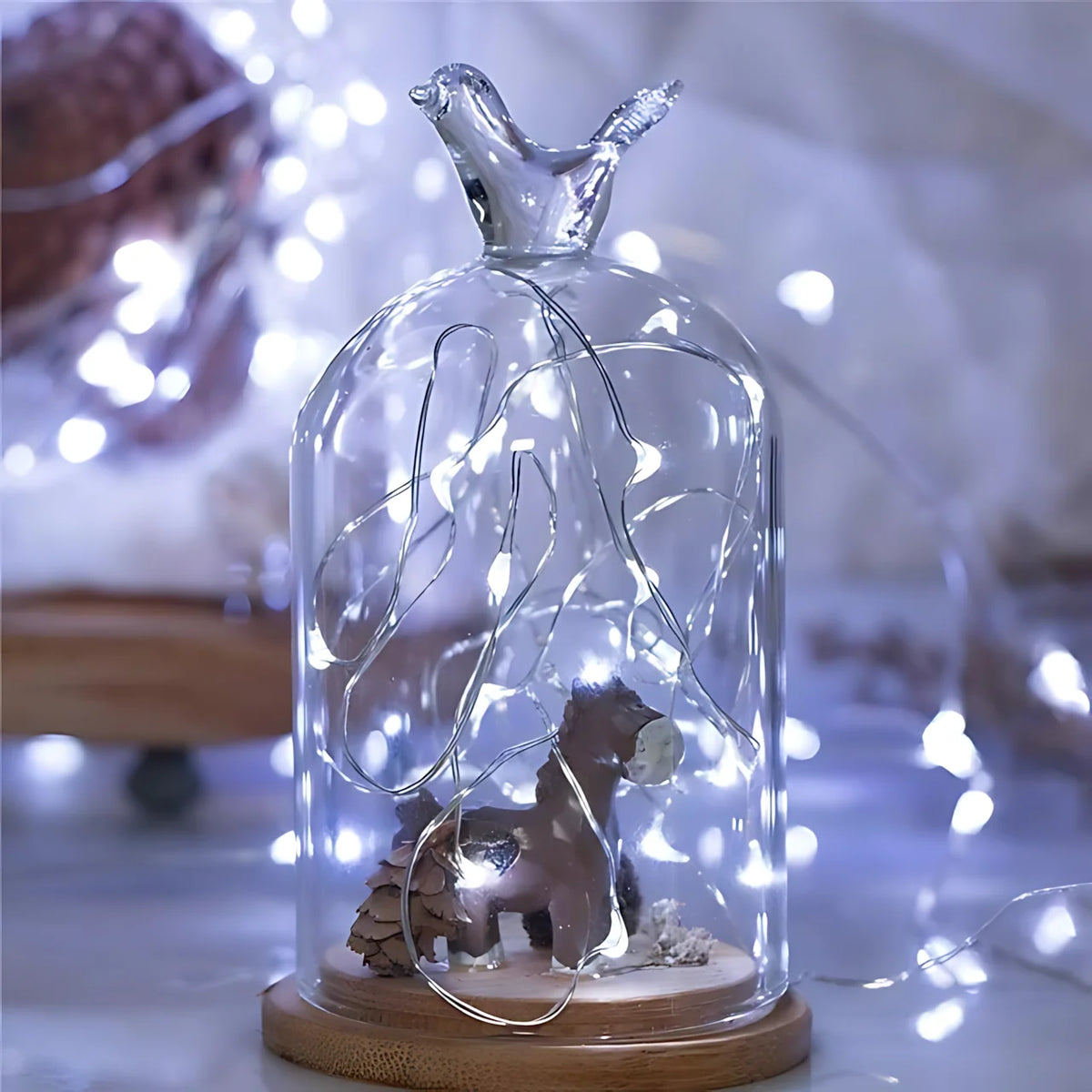 LED String Lights Flexible Wire Waterproof 100-Strand Set