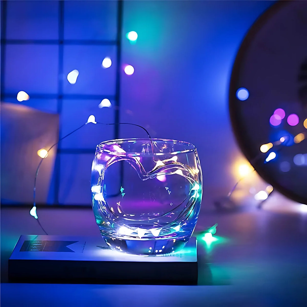LED String Lights Flexible Wire Waterproof 100-Strand Set