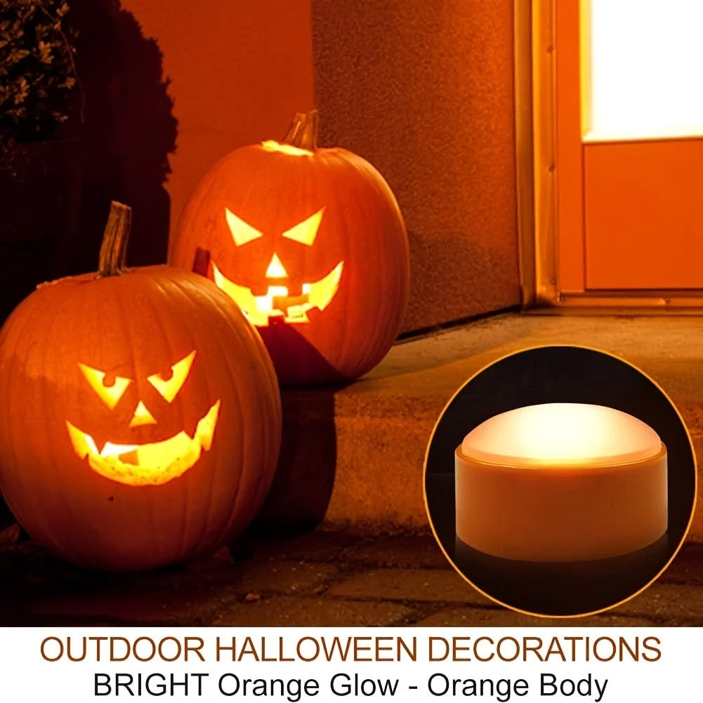 LED Tea Lights Remote Control Flickering & Steady Modes