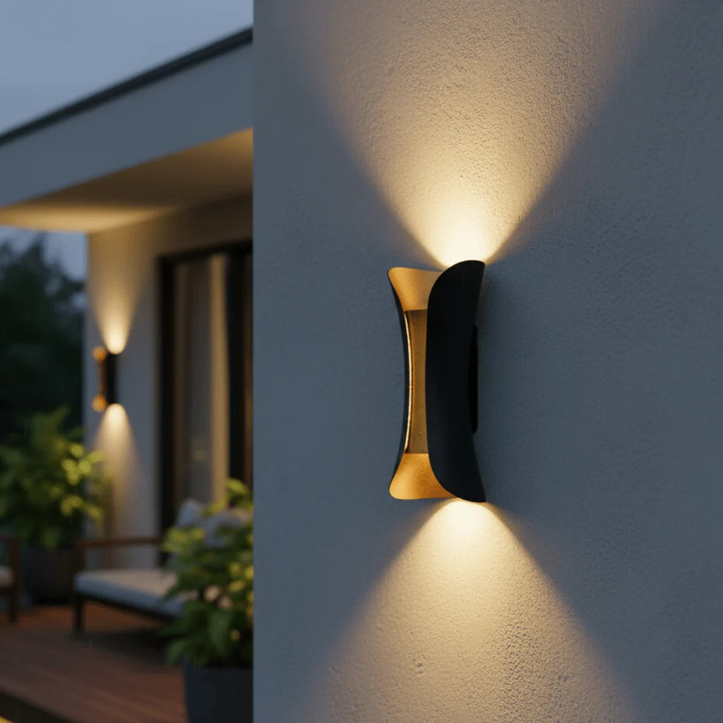 LED Wall Light Curved IP65 Weather-Resistant