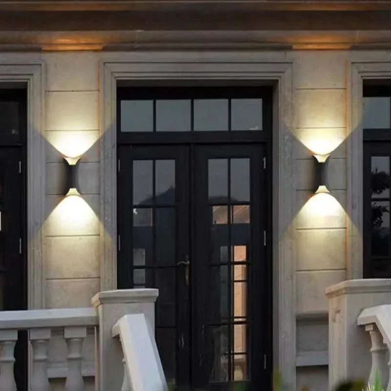 LED Wall Light Curved IP65 Weather-Resistant