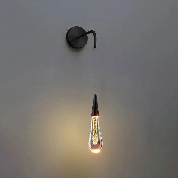 LED Wall Light Glass & Metal Tunable Dimmable Zipper Switch