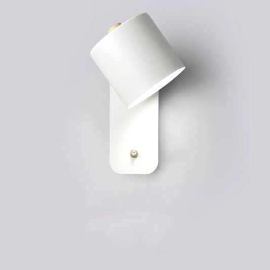 LED Wall Light Slim Metal Integrated Switch