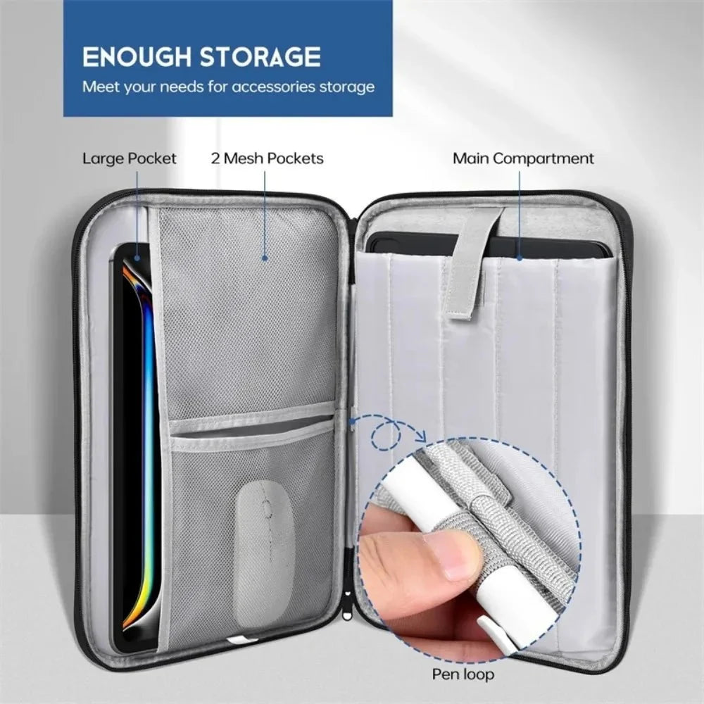 Laptop Sleeve Water-Resistant Impact-Absorbing Padding Slim Lightweight