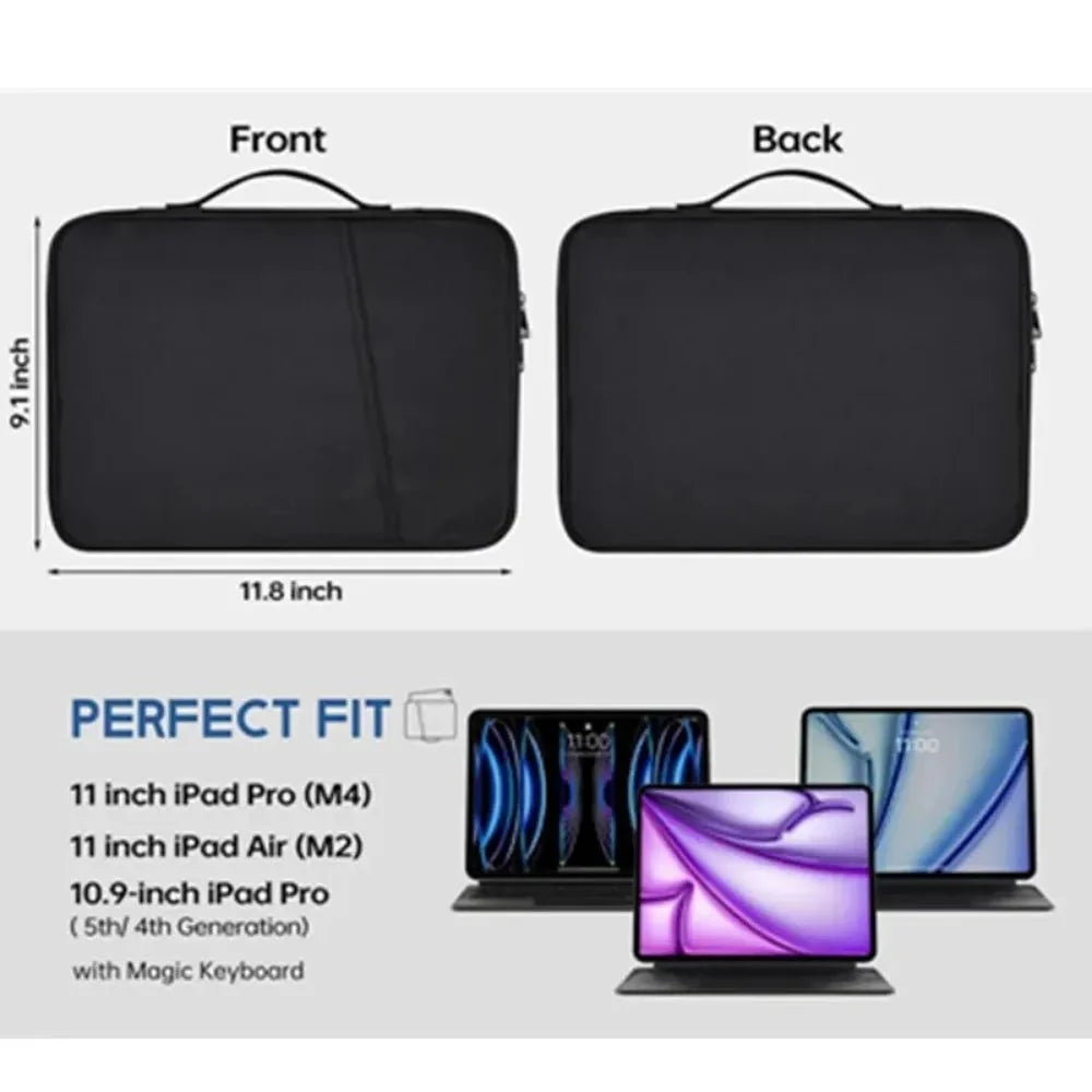 Laptop Sleeve Water-Resistant Impact-Absorbing Padding Slim Lightweight