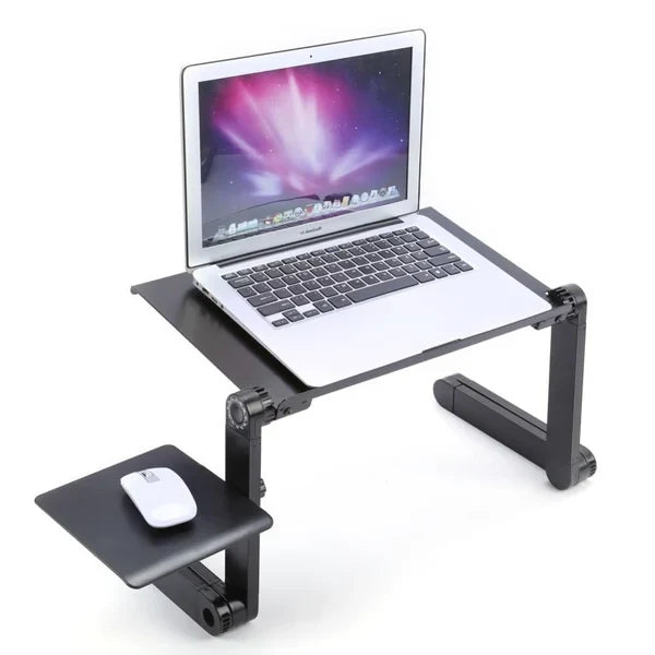 Laptop Stand Adjustable Foldable Ventilated With Mouse Tray