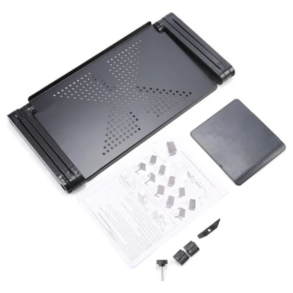 Laptop Stand Adjustable Foldable Ventilated With Mouse Tray