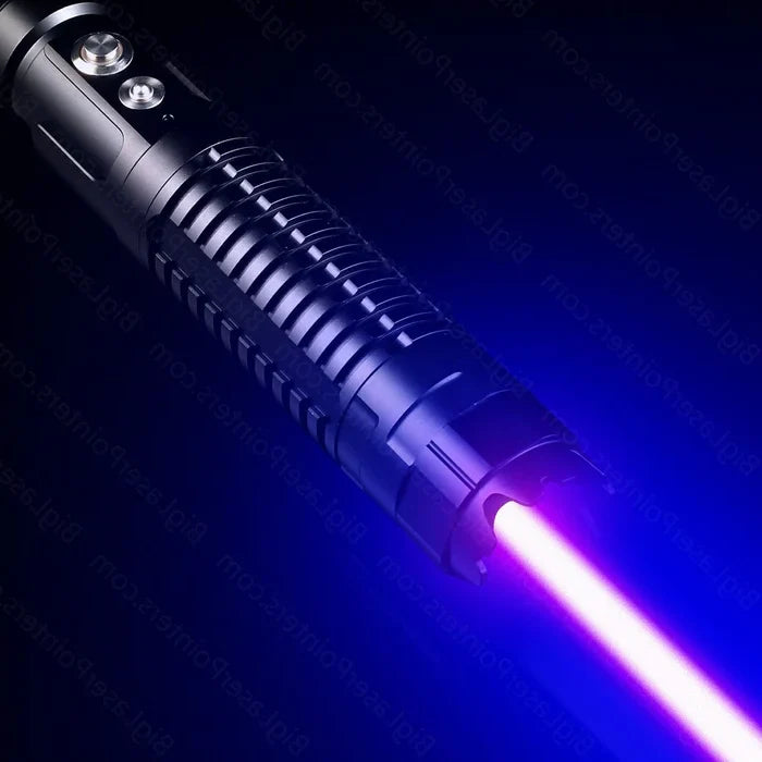 Laser Flashlight Blue Beam Adjustable Focus Fire-Starting Tool