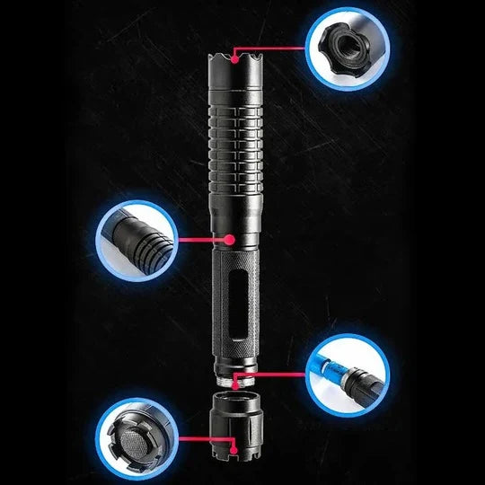 Laser Pointer Adjustable Beam Rechargeable Batteries Included