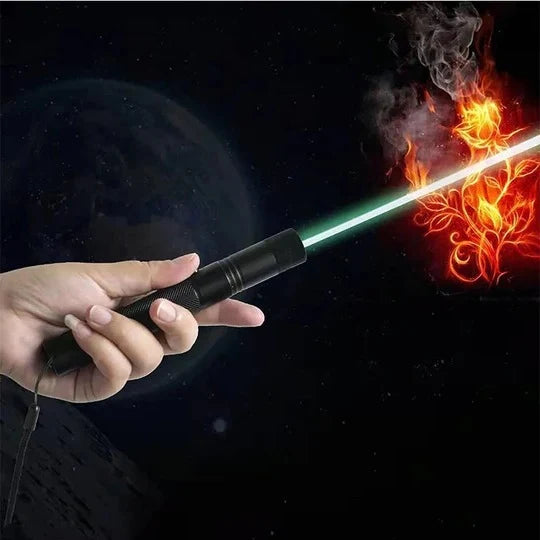 Laser Pointer Adjustable Beam Rechargeable Batteries Included