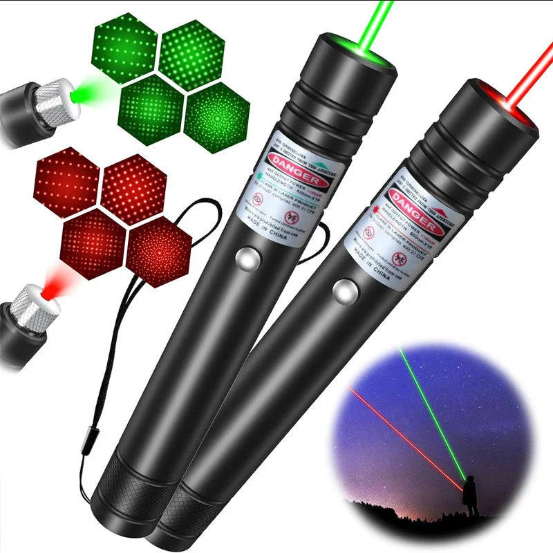 Laser Pointer USB Rechargeable Starry Pattern 2,000-Foot Range