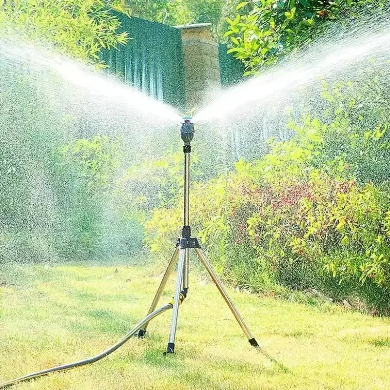 Lawn Sprinkler Adjustable Tripod 360-Degree Rotating Head