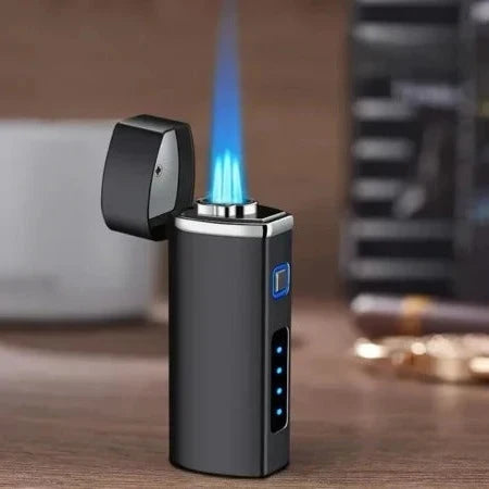 Lighter Windproof Triple-Jet USB Rechargeable