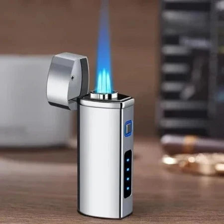 Lighter Windproof Triple-Jet USB Rechargeable