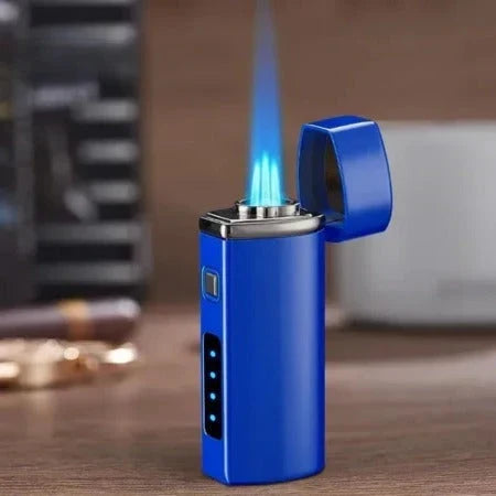 Lighter Windproof Triple-Jet USB Rechargeable