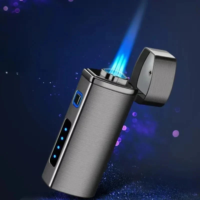 Lighter Windproof Triple-Jet USB Rechargeable