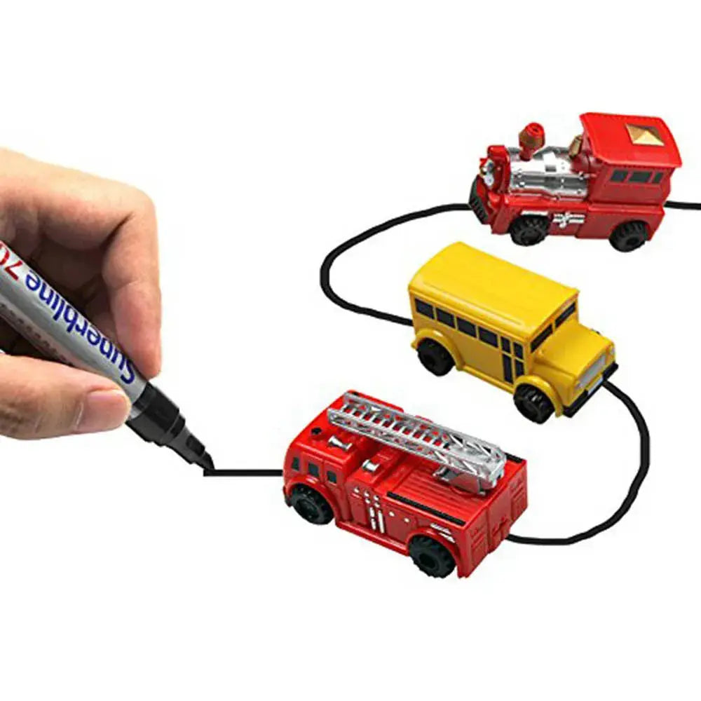 Line-Following Toy Car Induction Sensor Screen-Free Play
