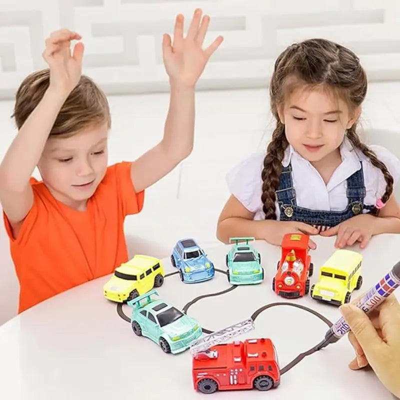 Line-Following Toy Car Induction Sensor Screen-Free Play
