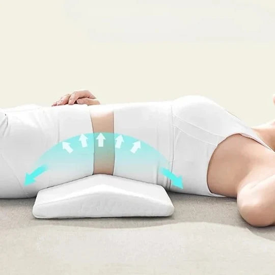 Lumbar Support Pillow Contoured Lower Back Positioning