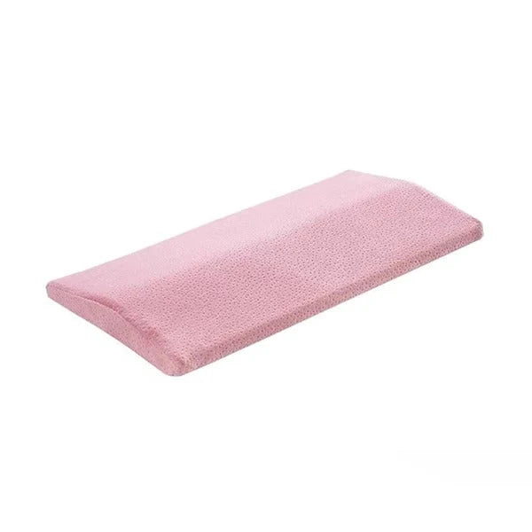 Lumbar Support Pillow Contoured Memory Foam Breathable Mesh Cover
