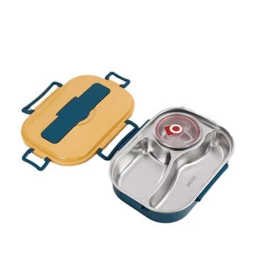 Lunch Container Insulated Multi-Compartment Leak-Resistant