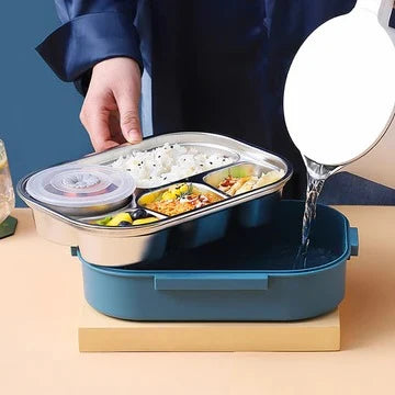 Lunch Container Insulated Multi-Compartment Leak-Resistant