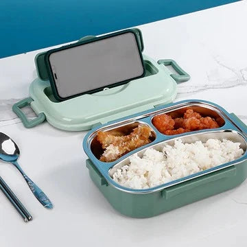 Lunch Container Insulated Multi-Compartment Leak-Resistant