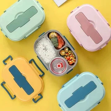Lunch Container Insulated Multi-Compartment Leak-Resistant