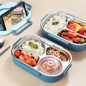 Lunch Container Insulated Multi-Compartment Leak-Resistant