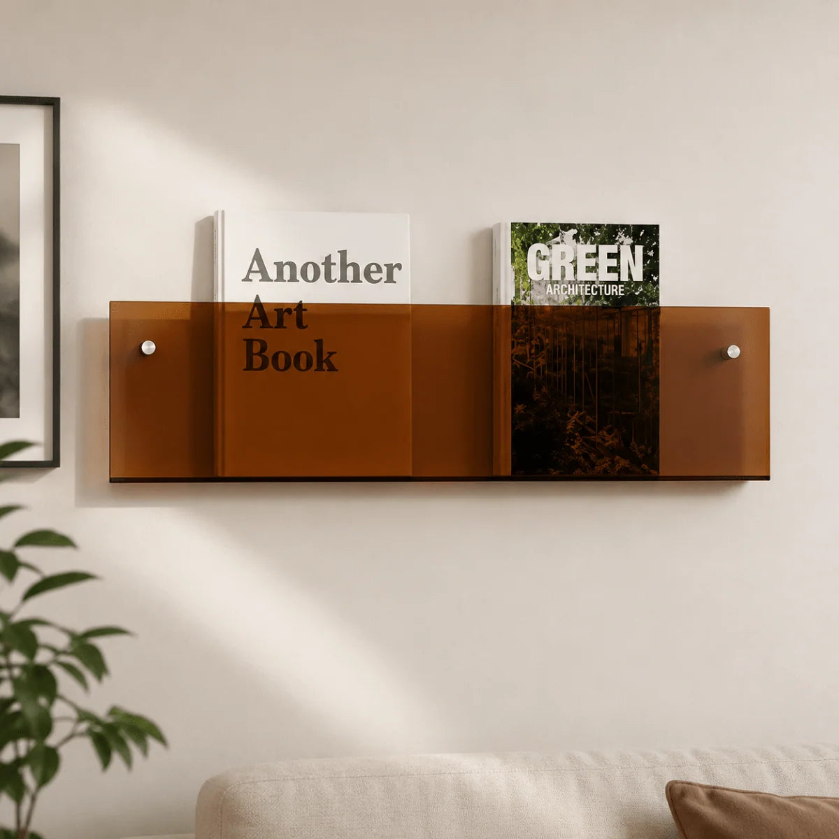 Magazine Holder Wall-Mounted Space-Saving Storage